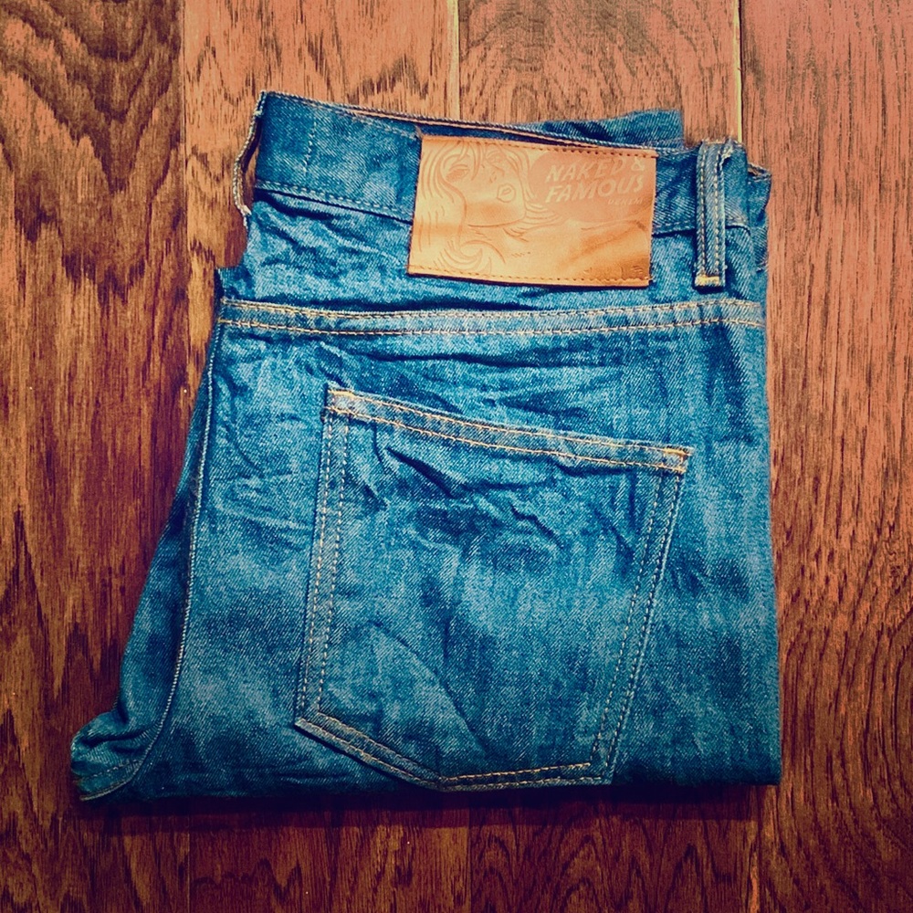 Men’s Naked & Famous Rising Sun Selvedge Denim